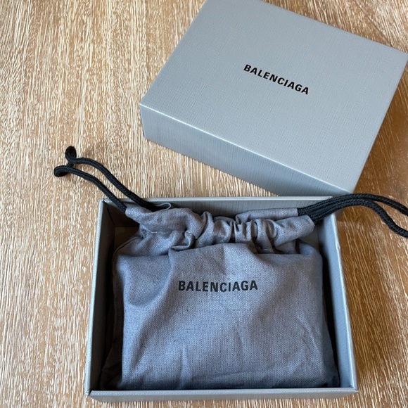 Balenciaga Papier Mini Wallet Red/White - Picture 11 of 11